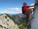 Hochkogel-Klettersteig: Axel im zweiten Teil