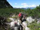 Axel auf Weg 211 zwischen Hochkogel-Abstiegsklettersteig und Hochkogel-Klettersteig