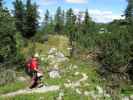 Axel auf Weg 211 zwischen Hochkogel-Klettersteig und Ebenseer Hochkogelhütte