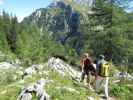 Axel und Heli auf Weg 211 zwischen Ebenseer Hochkogelhaus und Eiblgrube