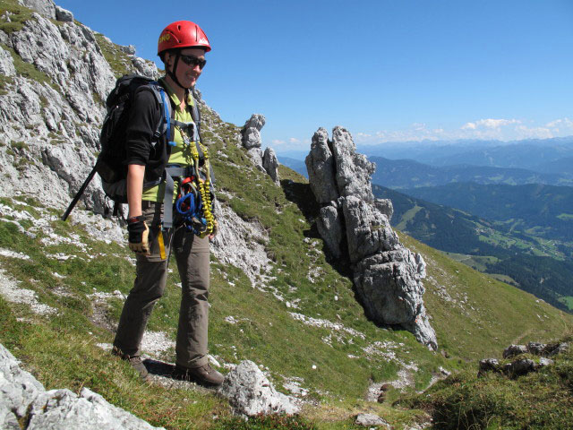 Carmen zwischen Grandlspitz-Klettersteig und Taghaubenscharte (3. Sep.)