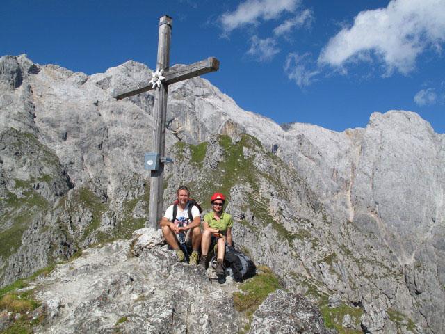 Ich und Carmen auf der Taghaube, 2.159 m (3. Sep.)