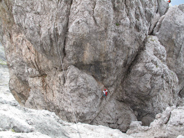 Königsjodler-Klettersteig: Saller-Riss (4. Sep.)