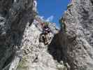 Grandlspitz-Klettersteig: Carmen am Abstiegsklettersteig (3. Sep.)