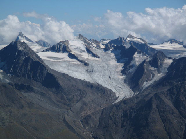 von der Wildspitze Richtung Südosten (10. Sep.)