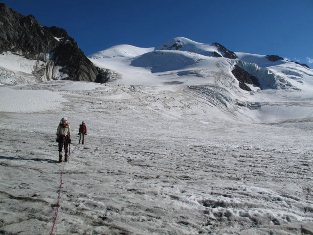 Gudrun und Christoph am Taschachferner (10. Sep.)