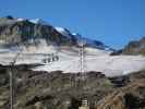 Pitz-Panoramabahn von der Bergstation des Gletscherexpress aus (10. Sep.)