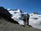 Gudrun und ich am Mittelbergjoch, 3.166 m (10. Sep.)