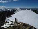 Gudrun und Christoph zwischen Taschachferner und Wildspitze (10. Sep.)