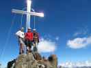 Ich, Gudrun und Christoph auf der Wildspitze, 3.768 m (10. Sep.)