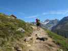 Gudrun auf Weg 926 zwischen Rifflsee und Rifflseehütte (11. Sep.)