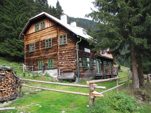 Hochreichart-Schutzhaus, 1.483 m (17. Sep.)