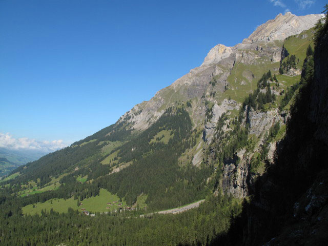 vom Chäligang-Klettersteig Richtung Nordosten