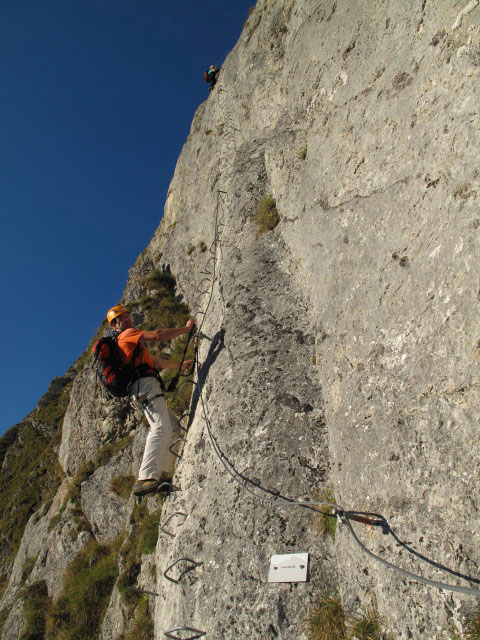 Gantrisch-Klettersteig: Andreas im Küre-Wändli