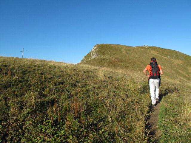 Andreas zwischen Gantrisch-Klettersteig und Gantrisch