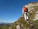 Gantrisch-Klettersteig: Andreas im Ausstieg