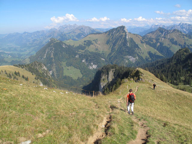 Andreas zwischen Grande Chaux de Naye und Grottes de Naye