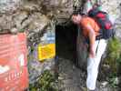 Grottes de Naye: Andreas beim Ausstieg