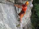 Andreas am Klettersteig im Klettergarten Eppenberg 1