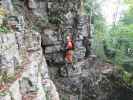 Andreas am Klettersteig im Klettergarten Eppenberg 2