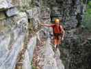 Andreas am Klettersteig im Klettergarten Eppenberg 2