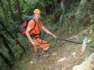 Andreas am Klettersteig im Klettergarten Eppenberg 2