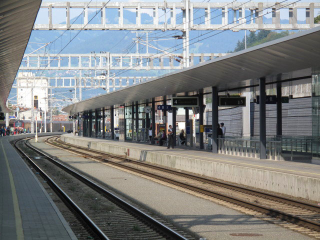 Bahnhof Feldkirch, 457 m (25. Sep.)