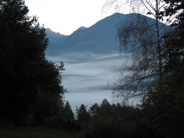 Tauferer Tal vom Pfunderer H&ouml;henweg aus (1. Okt.)
