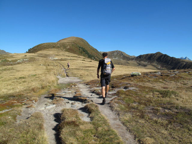 Pfunderer H&ouml;henweg zwischen Plattner Bergwiesen und Sambock (1. Okt.)