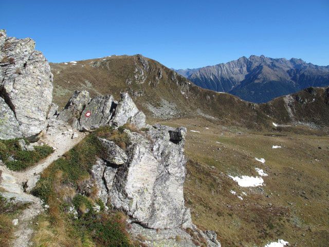 Pfunderer H&ouml;henweg zwischen Sambock und Weg 68 (1. Okt.)