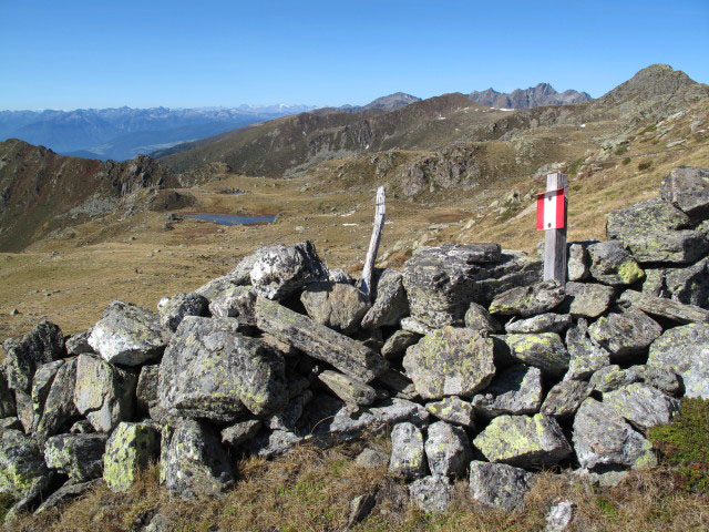 vom Pfunderer H&ouml;henweg Richtung Westen (1. Okt.)