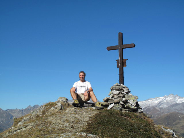 Ich am Vorgipfel des Windecks, 2.402 m (1. Okt.)