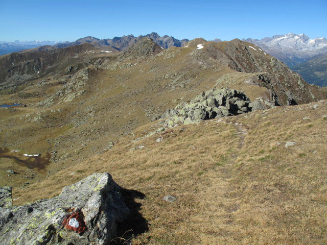 Pfunderer H&ouml;henweg zwischen Weg 67 und Plattnerspitz (1. Okt.)