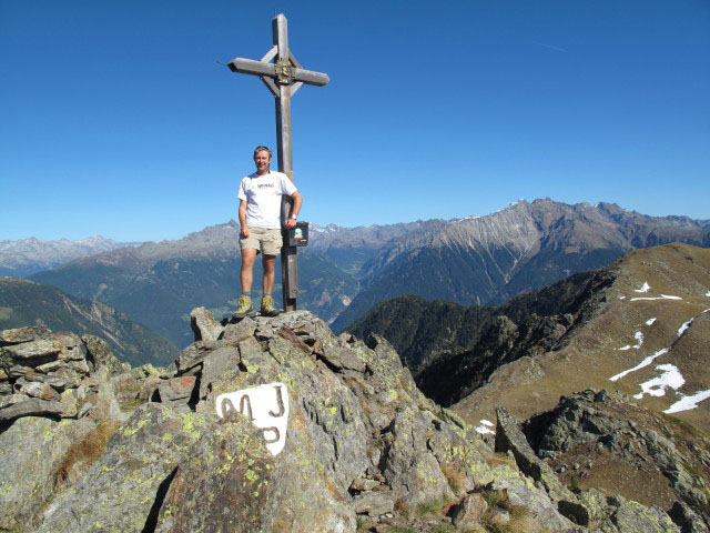 Ich auf der B&auml;rentaler Spitze, 2.450 m (1. Okt.)