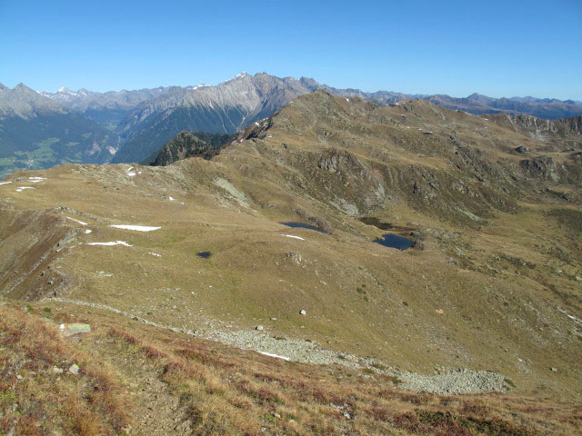 Pfunderer H&ouml;henweg zwischen B&auml;rentaler Spitze und Putzenh&ouml;he (1. Okt.)