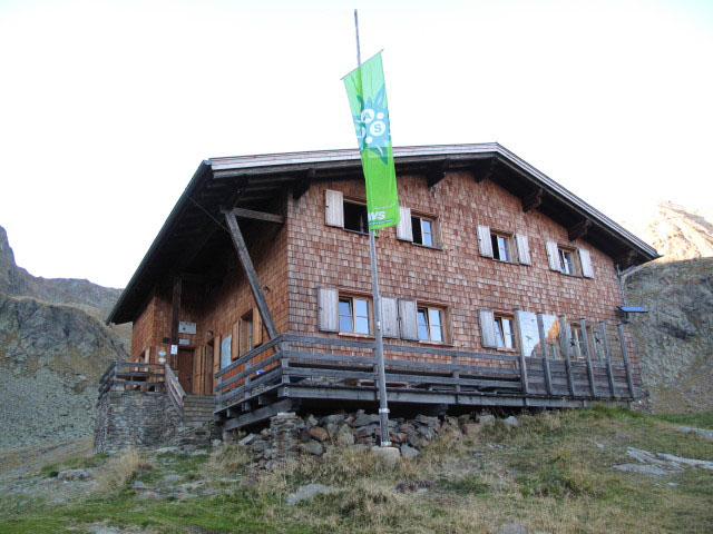 Tiefrastenh&uuml;tte, 2.312 m (1. Okt.)