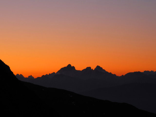 Sextener Dolomiten von Weg 25 aus (2. Okt.)