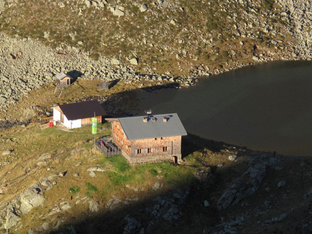 Tiefrastenh&uuml;tte von Weg 25 aus (2. Okt.)