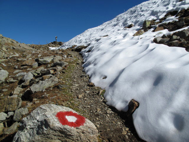 Pfunderer H&ouml;henweg am Passenjoch, 2.408 m (2. Okt.)