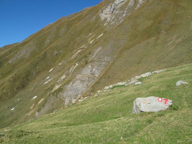 Pfunderer H&ouml;henweg auf der Gampisalm (2. Okt.)