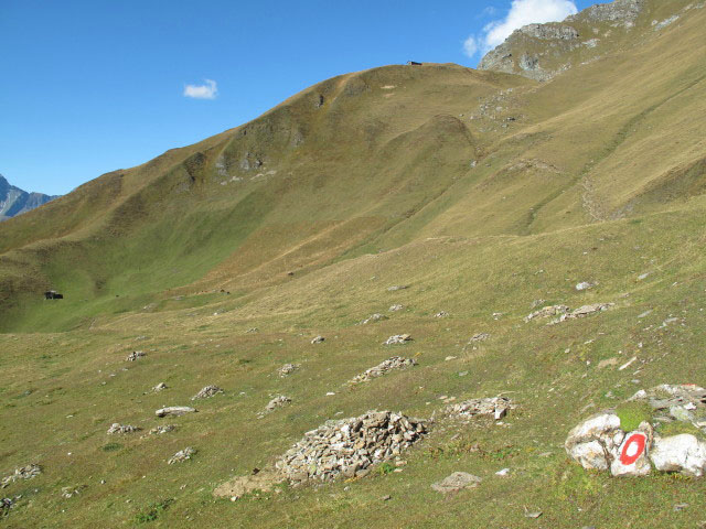 Pfunderer H&ouml;henweg auf der Mitterhoferalm (2. Okt.)