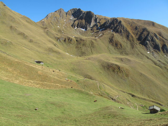 Mitterhoferalm vom Pfunderer H&ouml;henweg aus (2. Okt.)