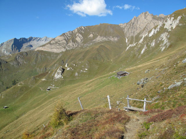 Gruipaalm vom Pfunderer Höhenweg aus (2. Okt.)