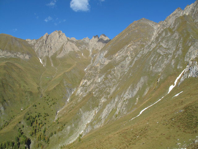 Rote Riffl vom Pfunderer H&ouml;henweg aus (2. Okt.)