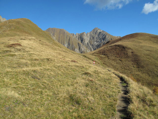 Pfunderer H&ouml;henweg zwischen Riegler und Kuhscharte (2. Okt.)