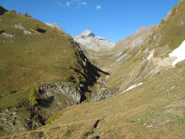 Pfunderer H&ouml;henweg zwischen Kuhscharte und Eisbruggtal (2. Okt.)
