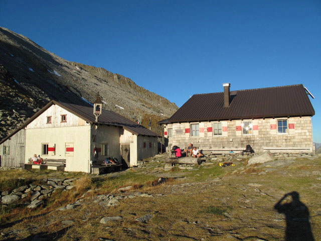 Bivacco E. Miglioranza und Edelrauthütte, 2.545 m (2. Okt.)