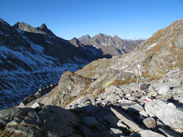 Weg 1 zwischen Gliderferner und Hochfeilerh&uuml;tte (3. Okt.)