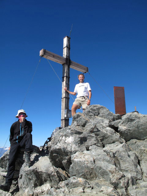 Ich am Hochfeiler, 3.509 m (3. Okt.)