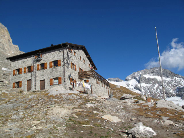 Hochfeilerhütte, 2.710 m (3. Okt.)